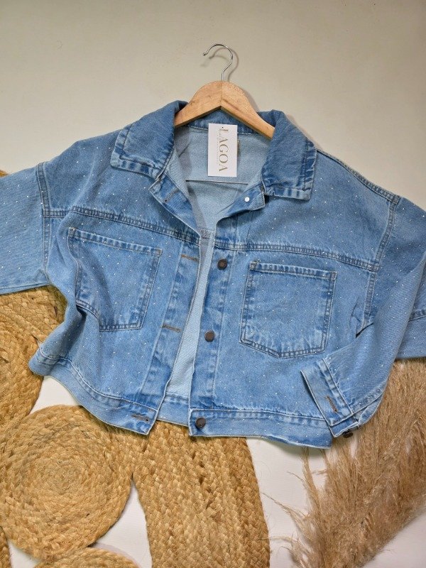 Producto - Camp1 campera jeans brillos