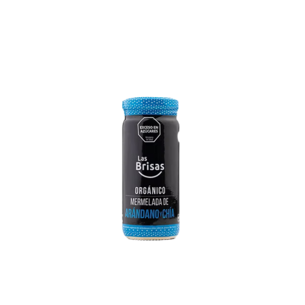 Producto - LAS BRISAS MERMELADA ORGÁNICA PREMIUM DE "ARÁNDANO Y CHÍA" X 260 GR