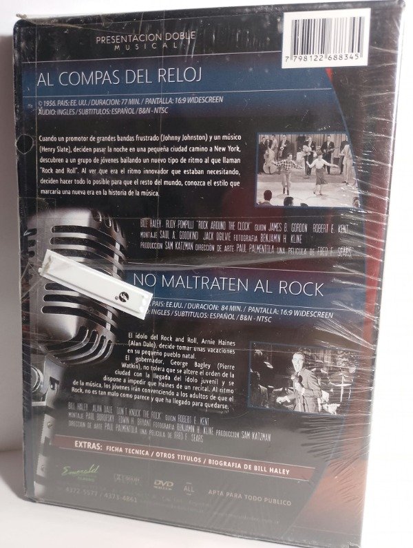 Producto - 2 en 1 Al compas del reloj / No maltraten al rock (2008) - DVD - 1
