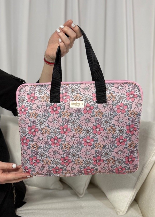 Producto - Funda de notebook - Flores Rosas