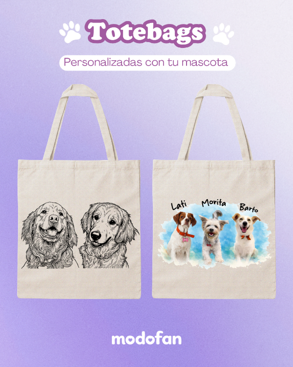 Producto - Totebag personalizada con tu mascota
