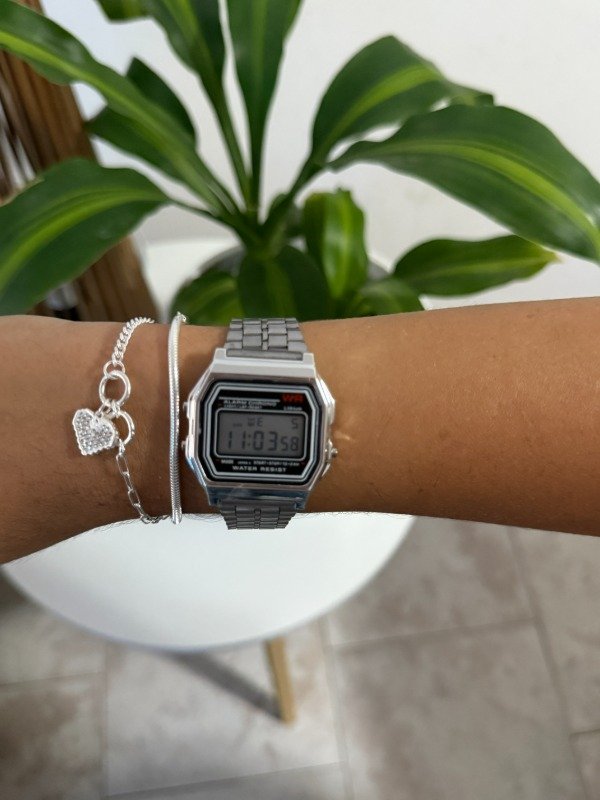 Producto - Reloj Alexa Silver