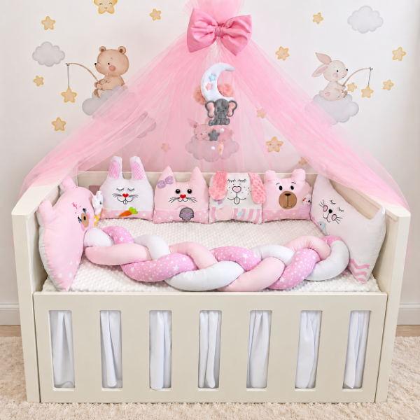 Producto - Set de Chichoneras Nórdicas para Cuna - Martina - 0