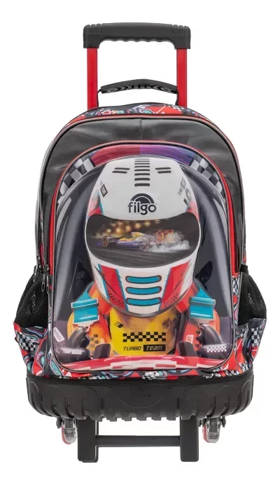 Producto - MOCHILA FILGO CARRO RACER ROJO