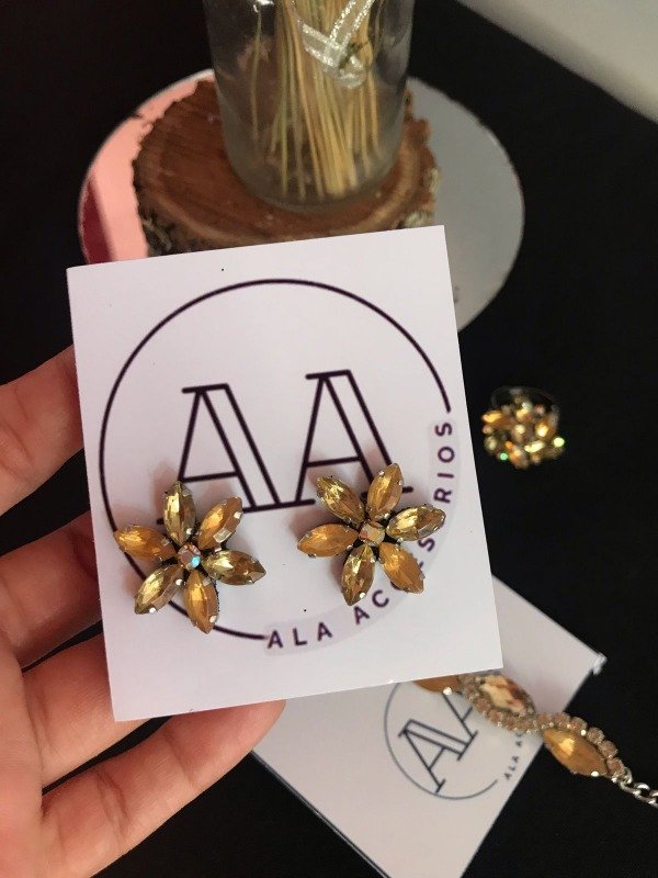 Producto - Aros flowers mini