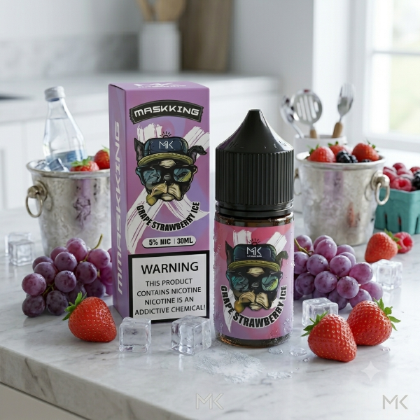 Producto - NIC SALT MASKKING GRAPE STRAWBERRY ICE 30ML 35 MG