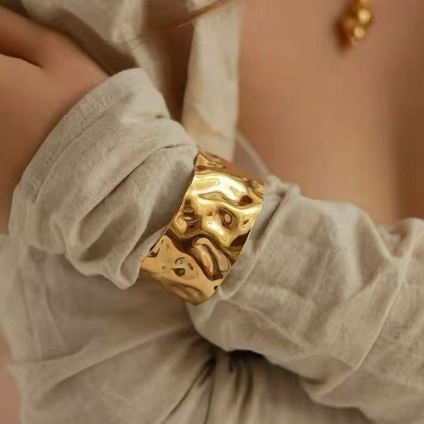 Producto - PULSERA ARRUGAS ORO