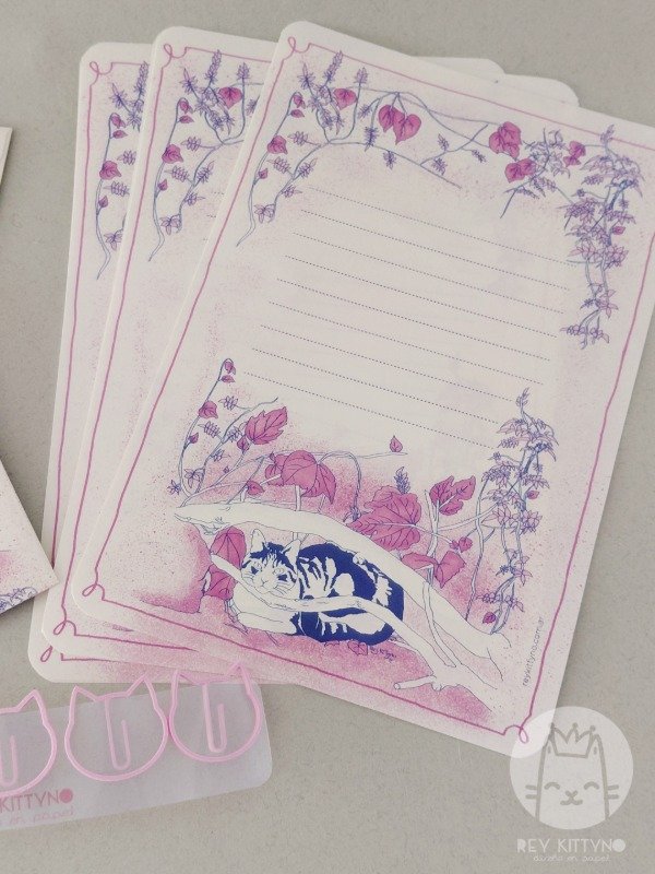 Producto - Papel carta + sobres + clips - 0