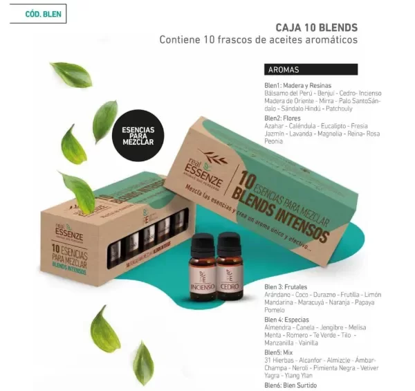 Producto - 10 blends intensos para mezclar - Real Essenze
