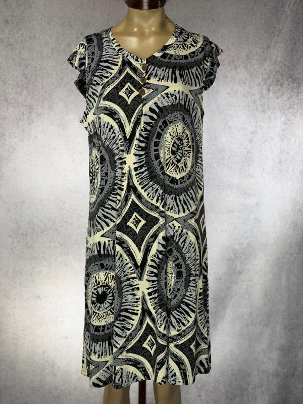 Producto - VESTIDO EUROPEO LYCRA BOTONES