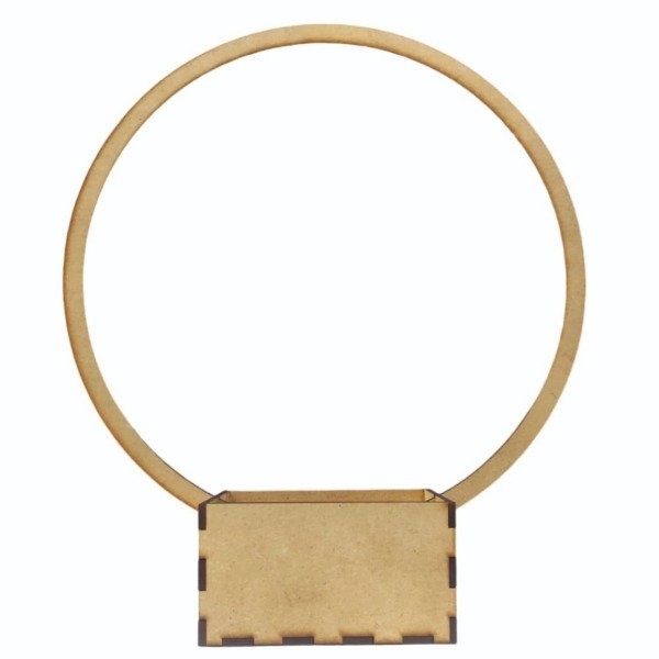 Producto - Centro De Mesa 25cm Aro Con Cajón X 6 Unidades