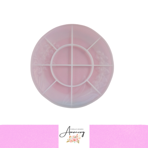 Producto - MOLDE PLATO CHICO CALADO CON FLORES