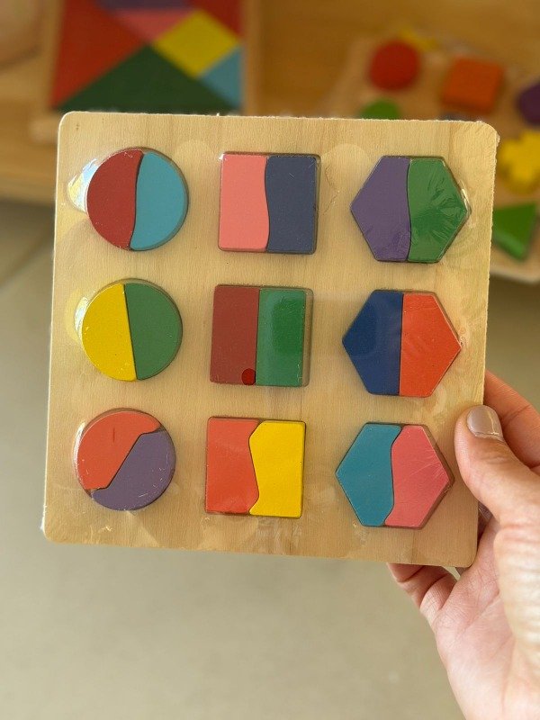 Producto - Encastre figuras geometricas "rompecabezas"