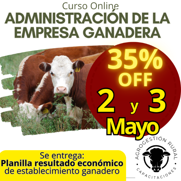 Producto - Curso online Administración de la Empresa Ganadera