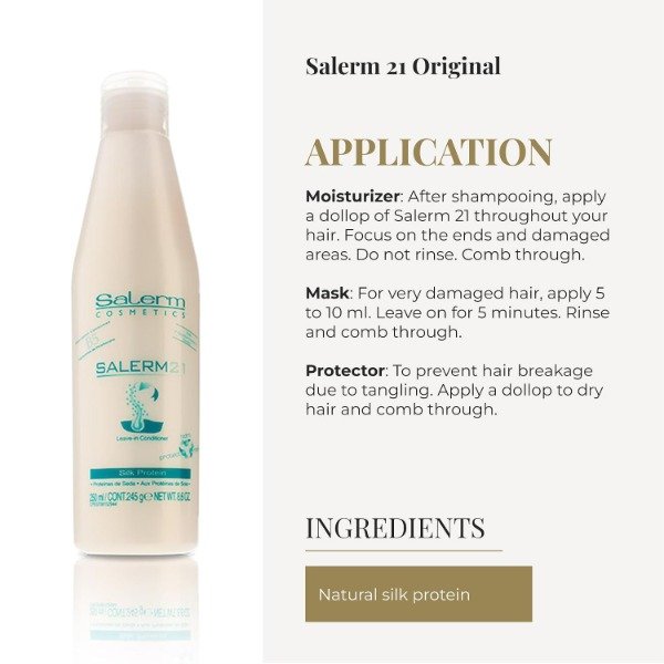 Producto - SALERM - Acondicionador Instantáneo de Cabello 21 250ml - 3
