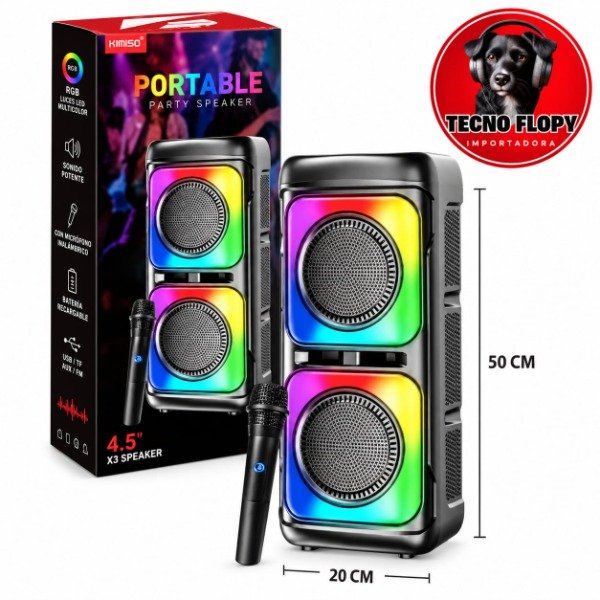 Producto - Parlante rgb 6.5x2 2362