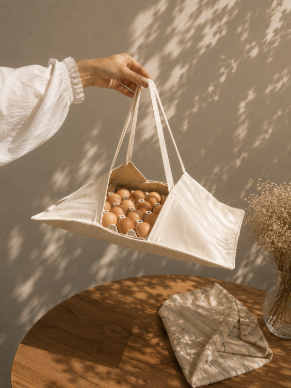 Producto - Bolsa porta maple de huevos con manija