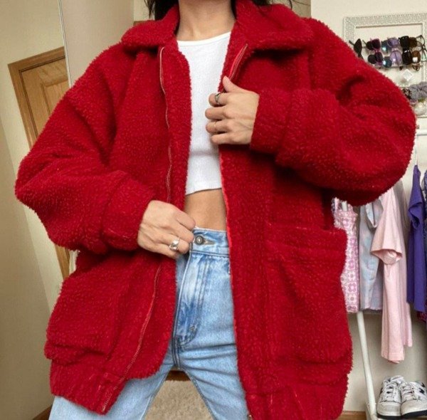 Producto - Campera roja M