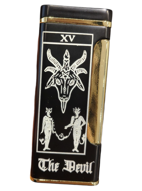 Producto - ENCENDEDOR SLIM CATALITICO TAROT THE DEVIL