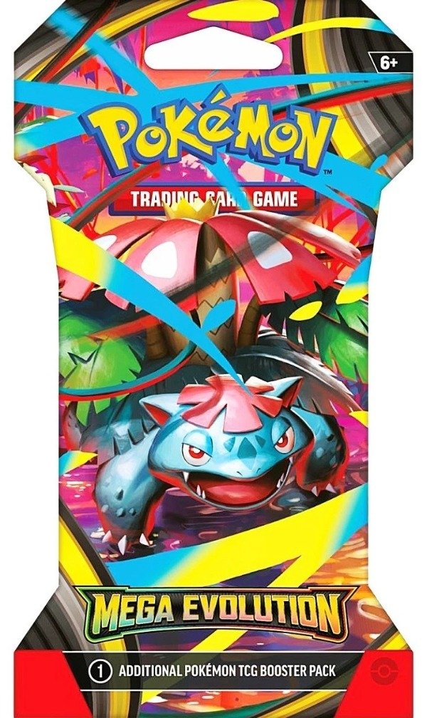Producto - Pokémon TCG: Mega Evolution Sleeved Booster Pack (Venusaur) INGLES
