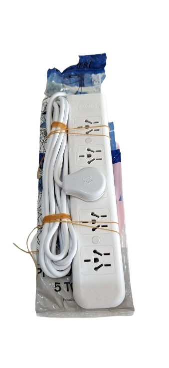 Producto - Zapatilla con 5 tomas y Alargue de 5 metros con termica