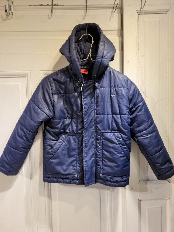 Producto - Campera MIMO azul puffer polar brillosa- Talle 6 años- PRECIO: 50X