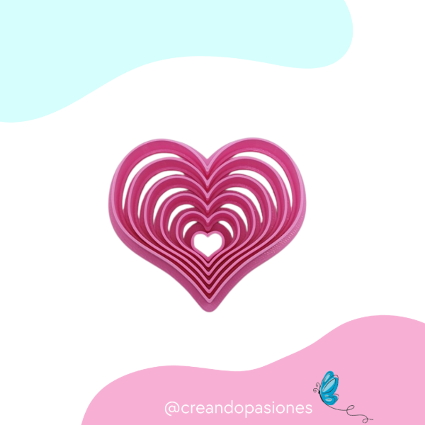 Producto - Set de Cortantes Corazones Chicos x6 - 0