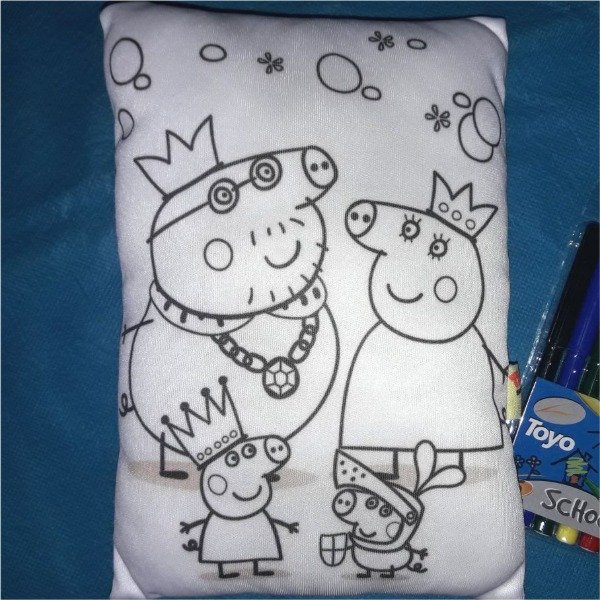 Producto - Almohadoncito para Pintar Peppa