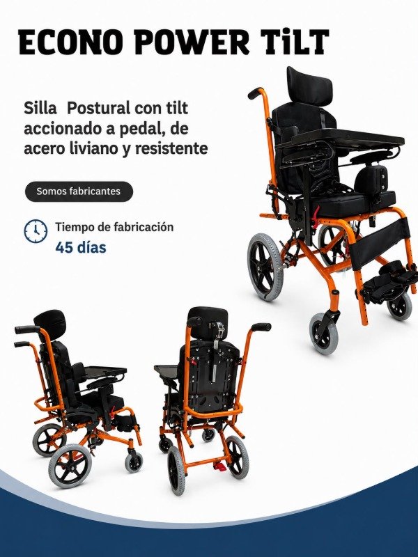 Producto - Silla Econo Power Tilt - Fabricada Medida