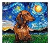 Producto - DIAMOND PAINTING 30X30 DIY PERRITO SALCHICHA