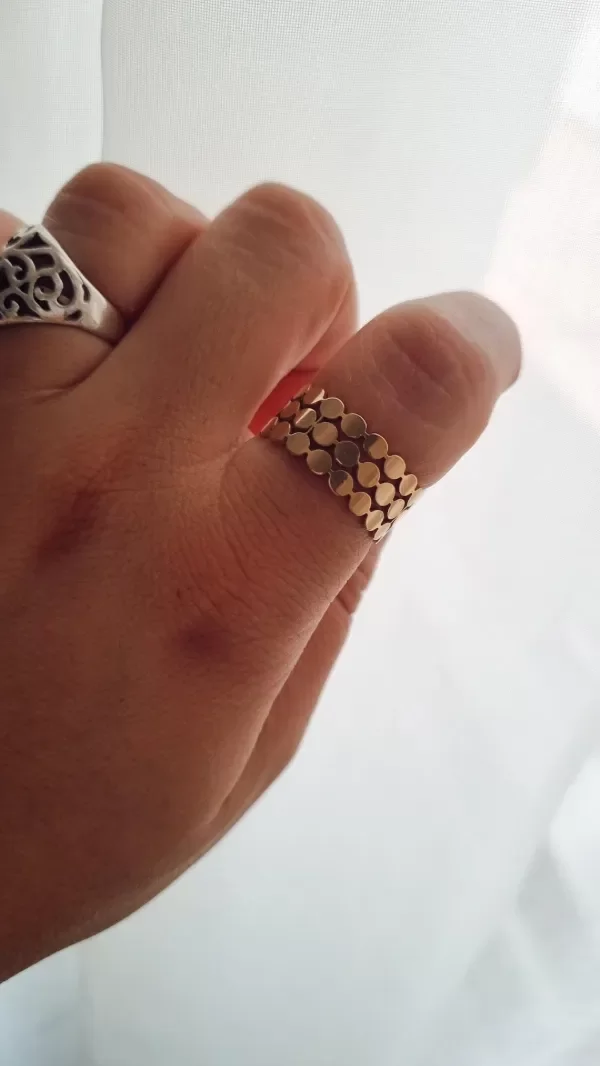 Producto - Anillo triple con círculos AD