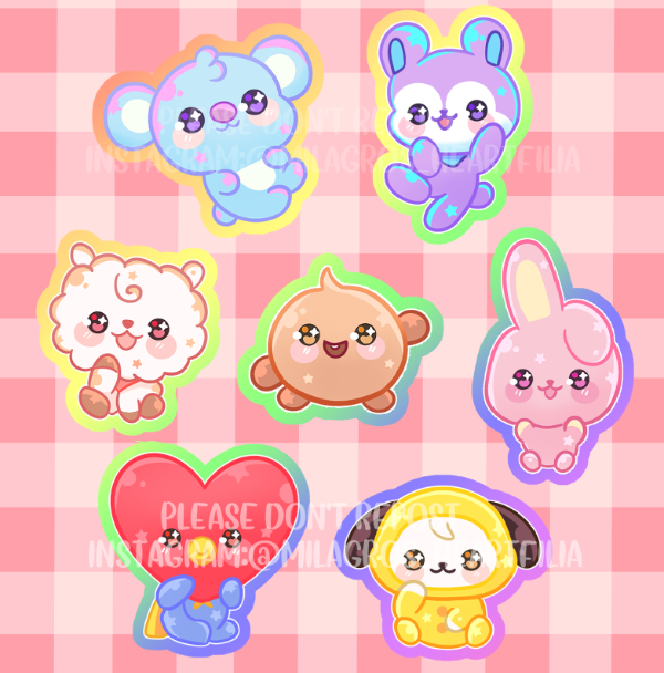 Producto - Sticker Vinilo - BT21