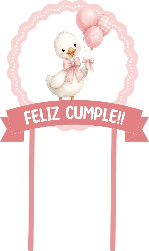 Producto - CAKE TOPPER PATITO