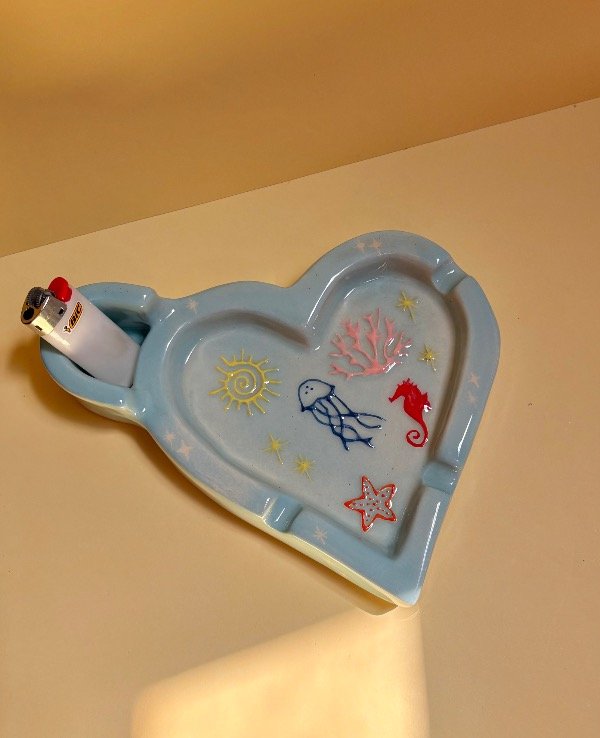 Producto - Cenicero Portafuego Corazón Ocean 3D