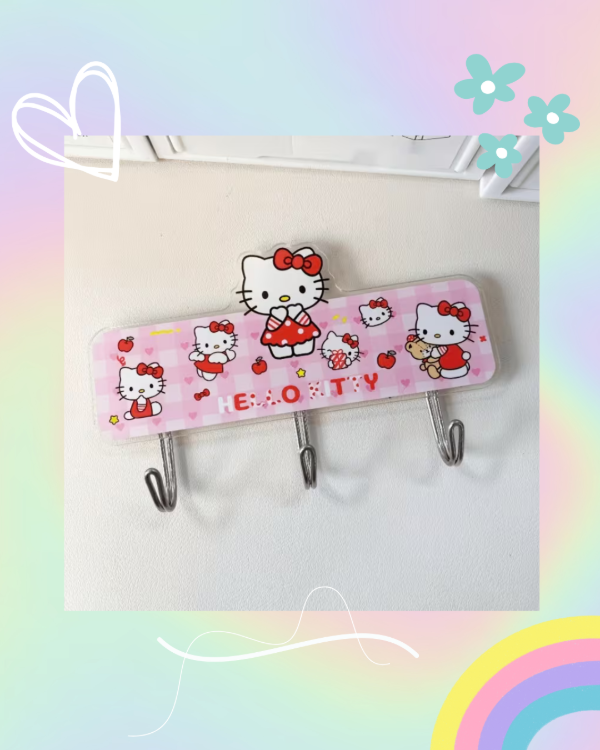 Producto - Gancho Autoadhesivo Triple Hello Kitty - 1