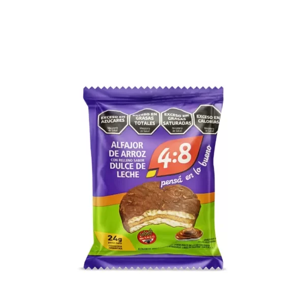 Producto - Alfajor de arroz negro SIN TACC 4:8