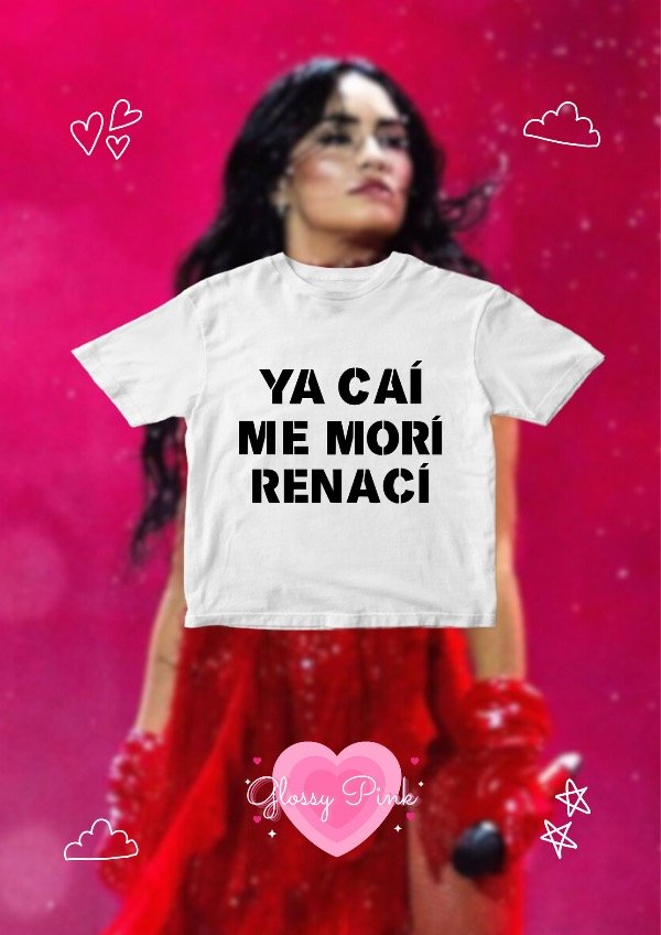 Baby tee Ya Cai Me Morí Renaci
