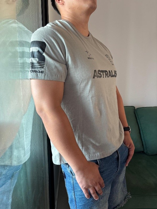 Remera boxy algodón astralis — imagen 2