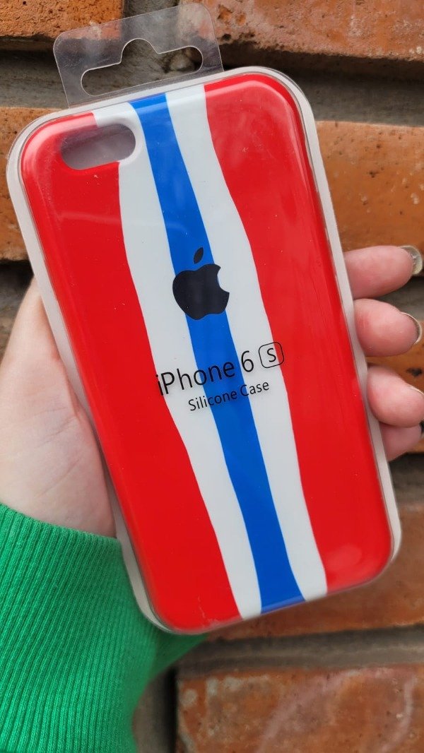 Producto - Iphone 6 / Iphone 6s : Case a rayas predomina el rojo