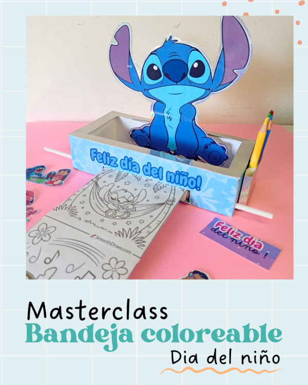 Producto - Masterclass: Bandeja con imágenes deslizables día del niño