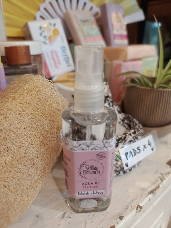Producto - Agua de Rosas - Sentida Botánica -