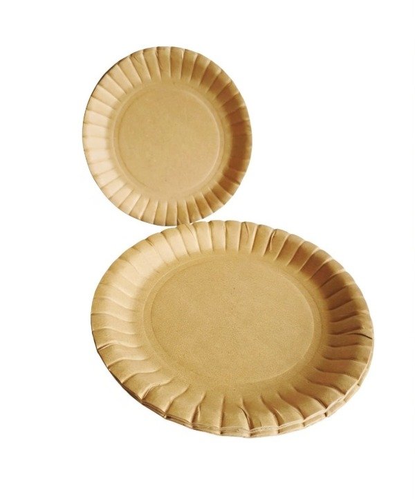 Producto - PLATOS KRAFT ECOLÓGICOS DESCARTABLES 22,5 CM - 1