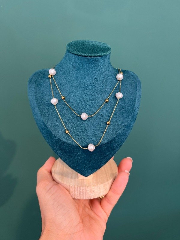 Producto - Collar Bahía Acero Dorado