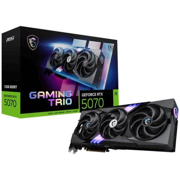 Producto - Placa de Video RTX 5070 MSI GAMING TRIO OC 12GB