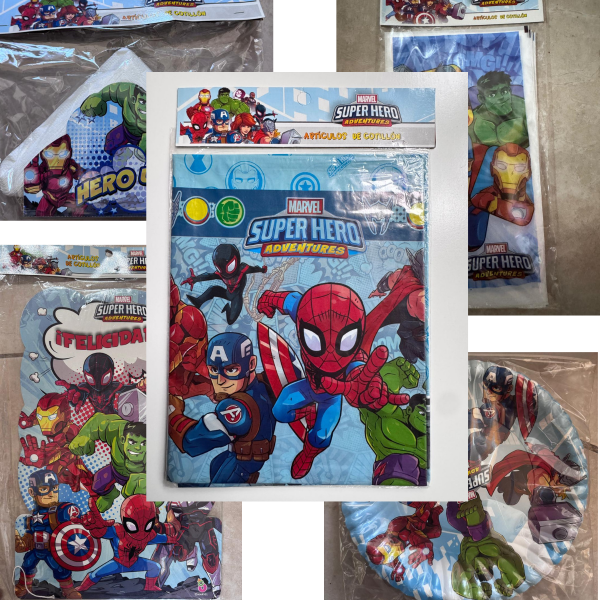 Producto - SUPER HEROES - Artículos para Cumpleaños -