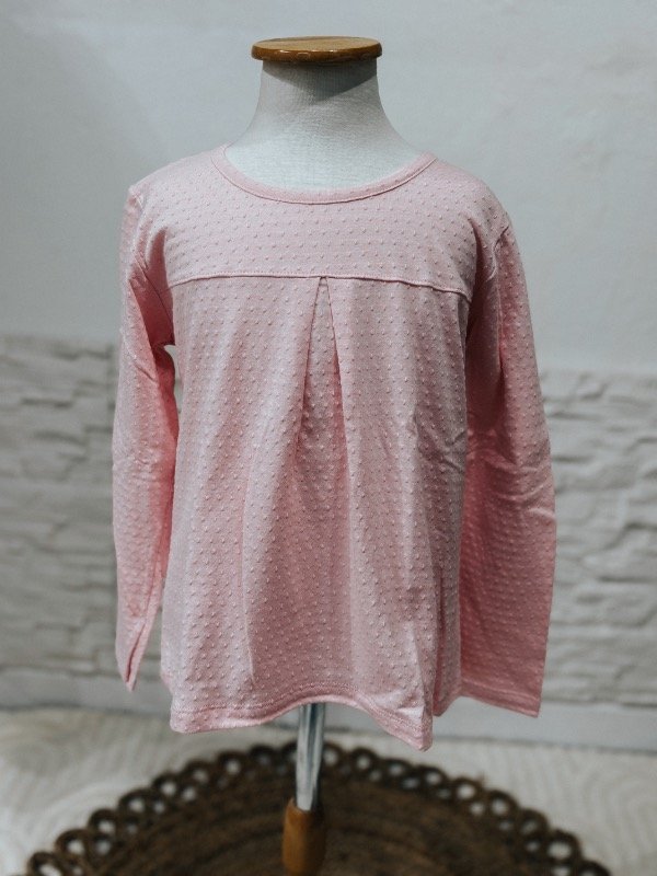 Producto - Básica Plumeti Rosa Talle 10 años