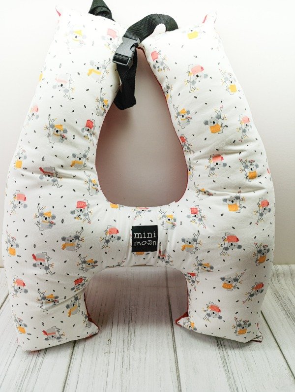 Producto - ALMOHADON H VIAJERO KOALAS ROJO