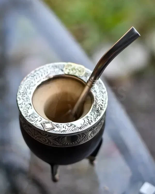 Producto - Combo Imperial Premium con Base de Alpaca y Apliques de Bronce + Bombilla