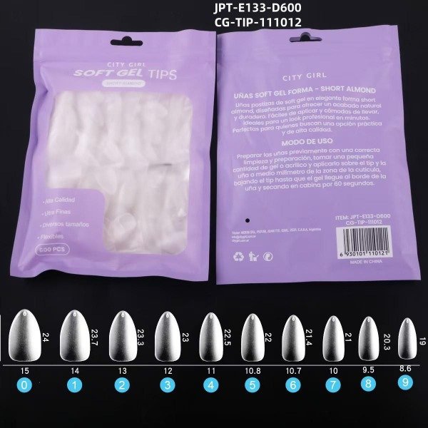 Producto - Tips City Girl almendra corta x600