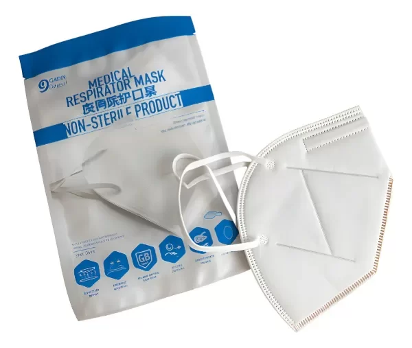 Producto - BARBIJO KN95 BLANCO SOBRE POR 1 UNIDAD